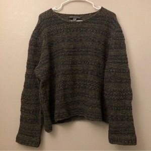 John Varvatos Long Sleeve Wool Knit Sweater